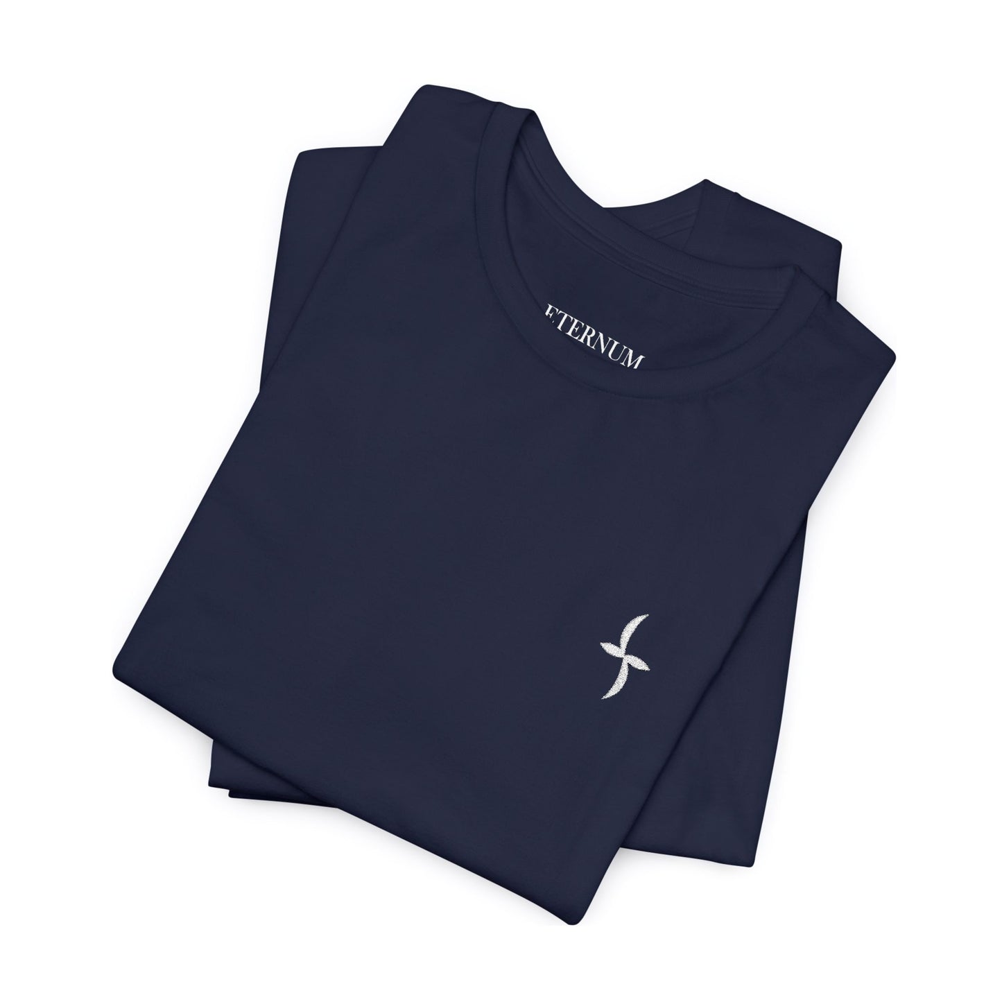 Embroidered White Logo || Tee