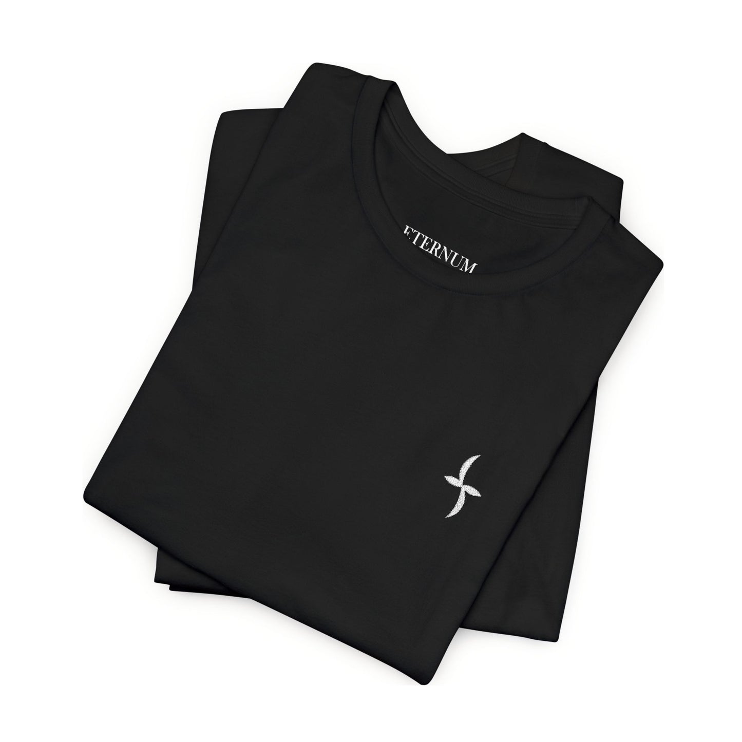 Embroidered White Logo || Tee