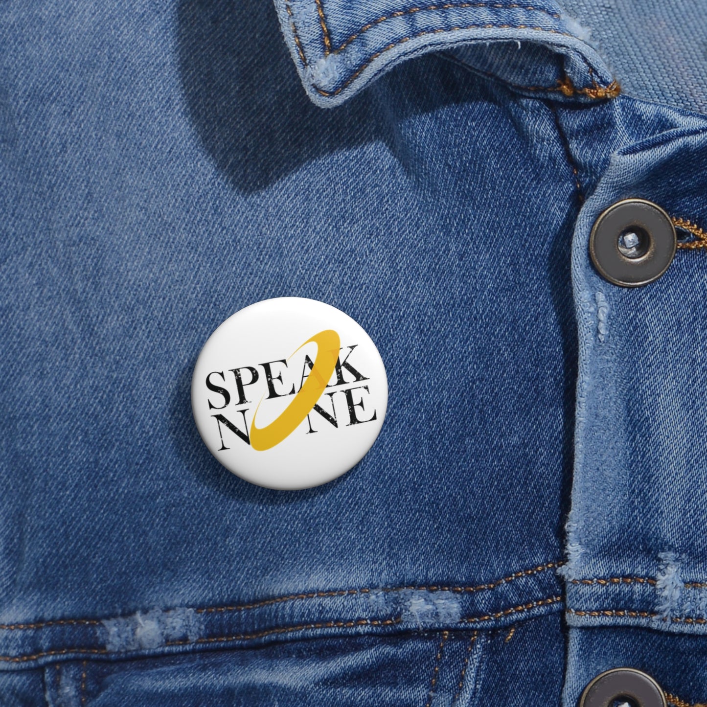 Speak No Evil || Pin [White]
