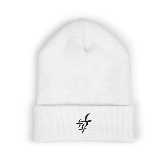 Black Embroidered Logo || Beanie