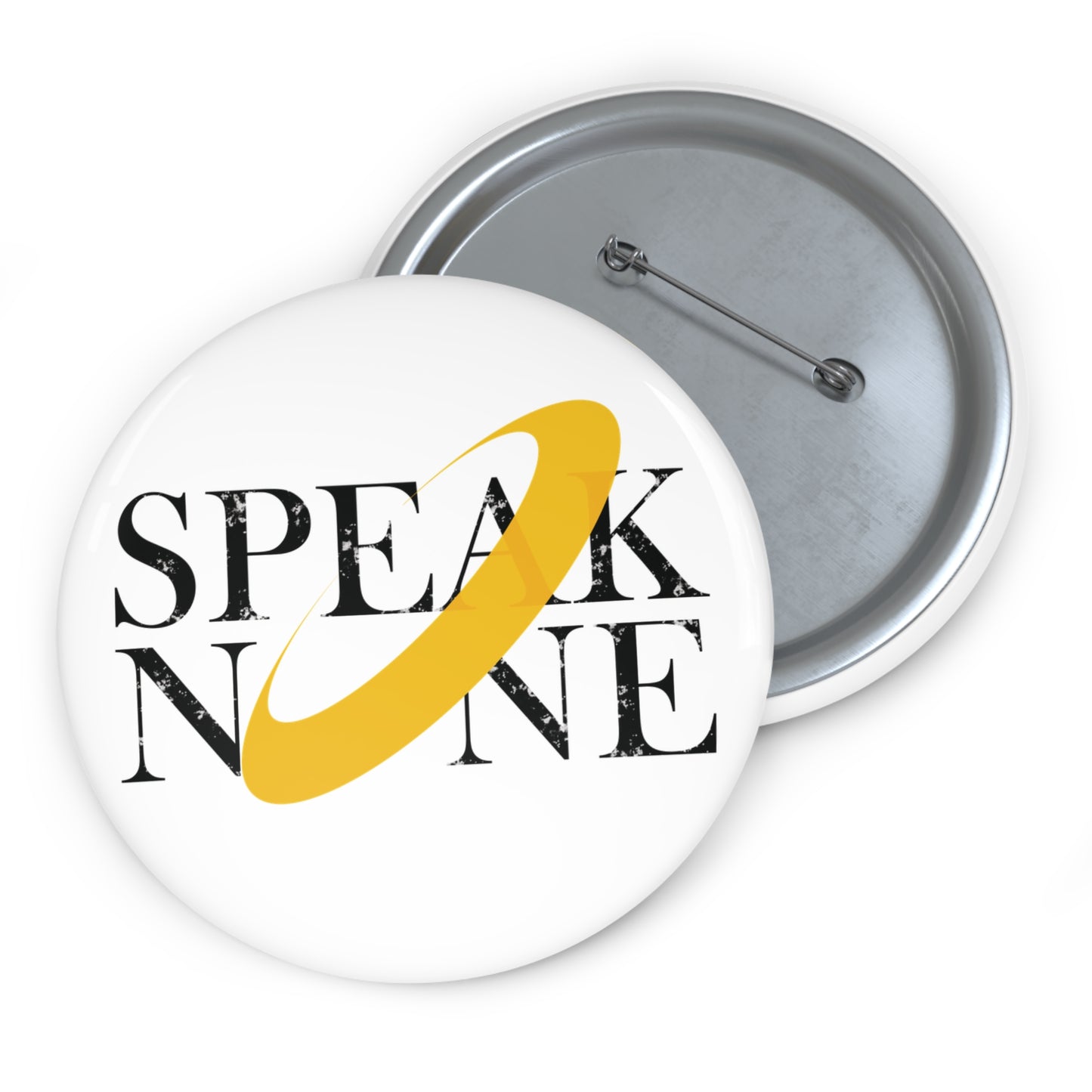 Speak No Evil || Pin [White]