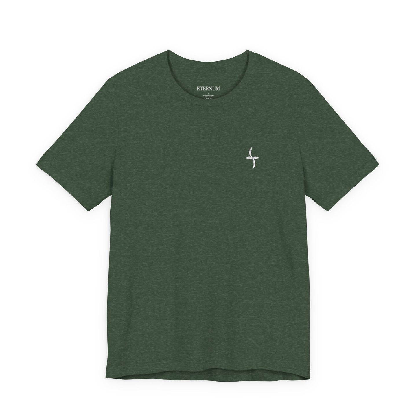 Embroidered White Logo || Tee