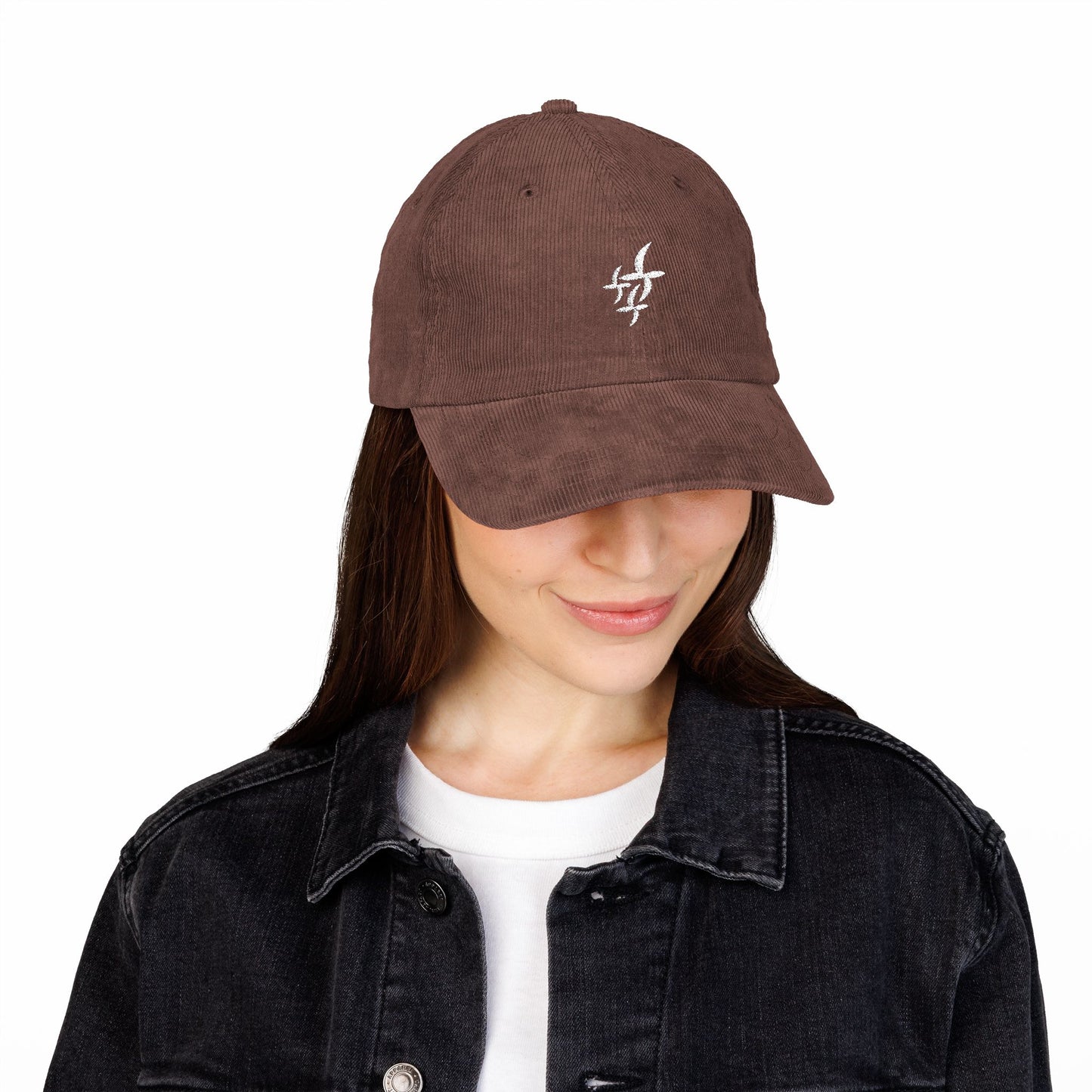 Embroidered White Logo || Hat