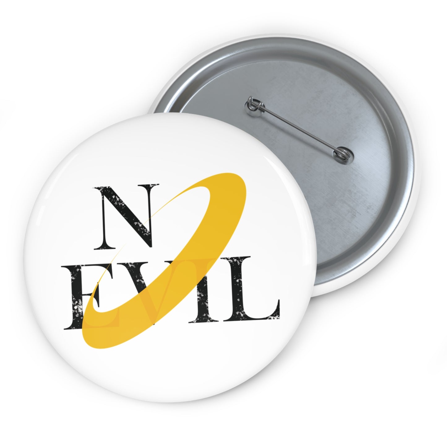 No Evil || Pin [White]