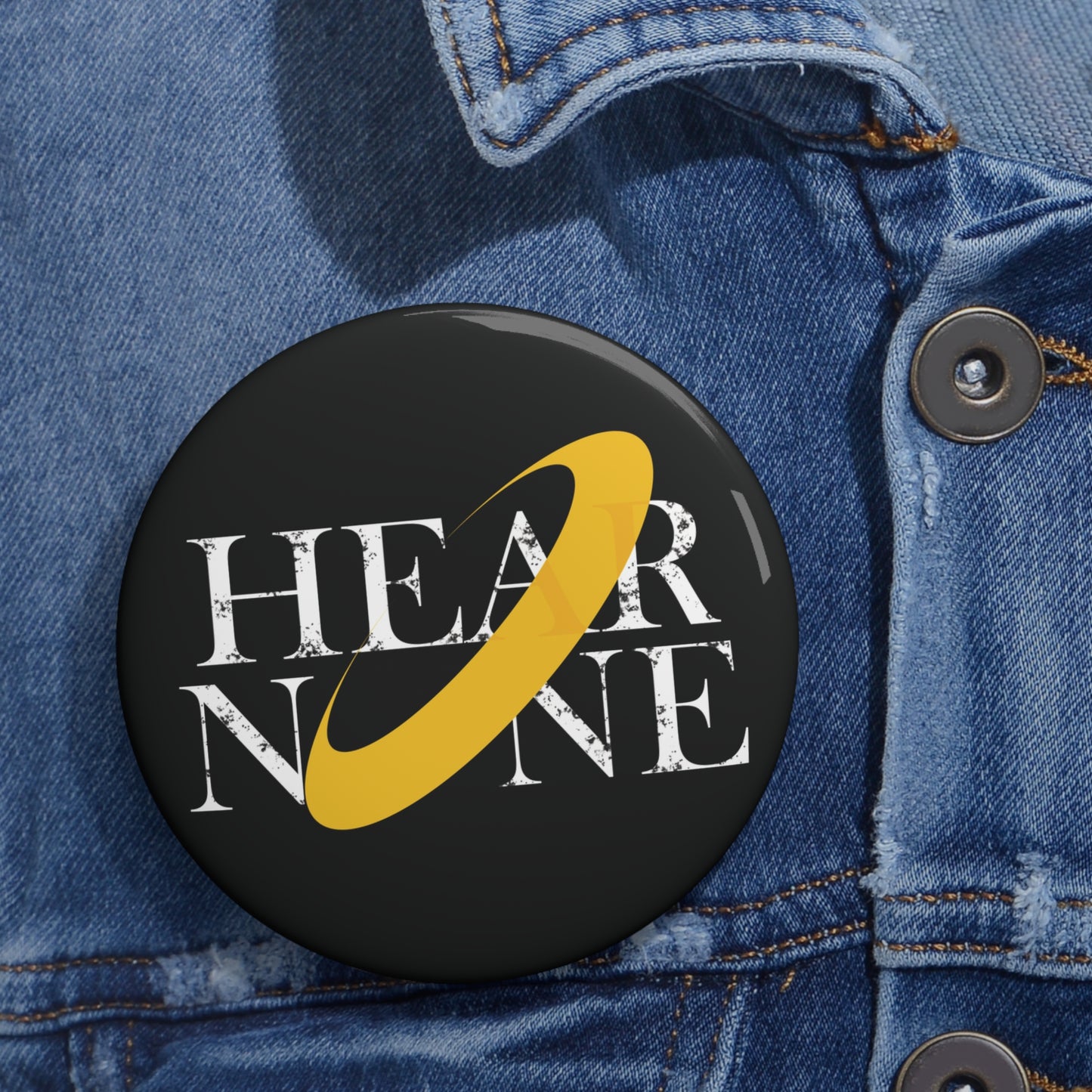 Hear None || Pin [Black]