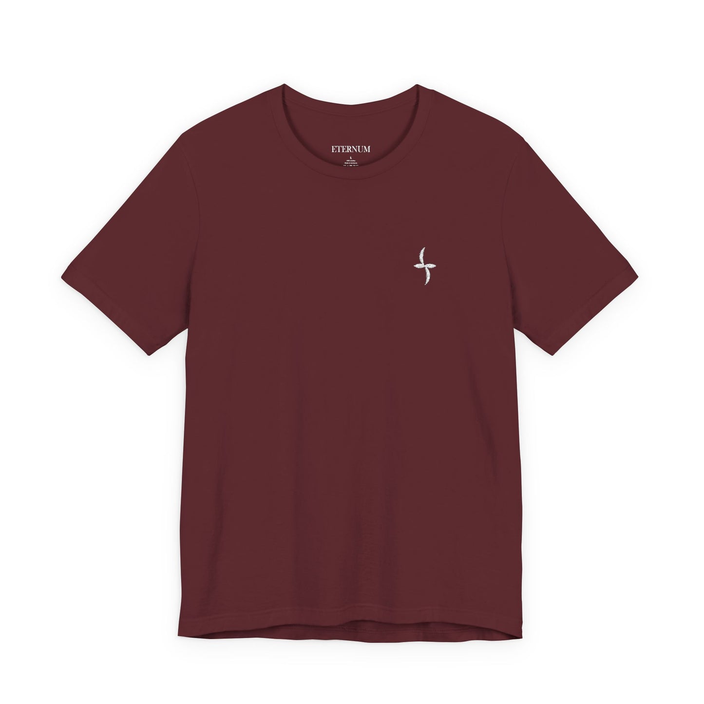Embroidered White Logo || Tee