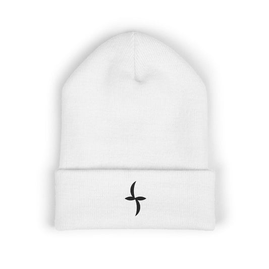 Black Embroidered Logo || Beanie