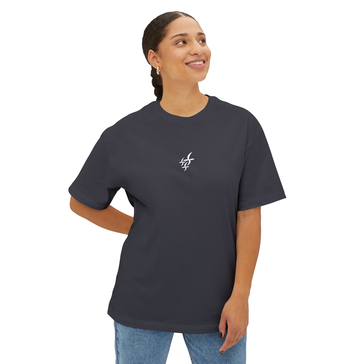 Copy of White Logo || Oversized Tee