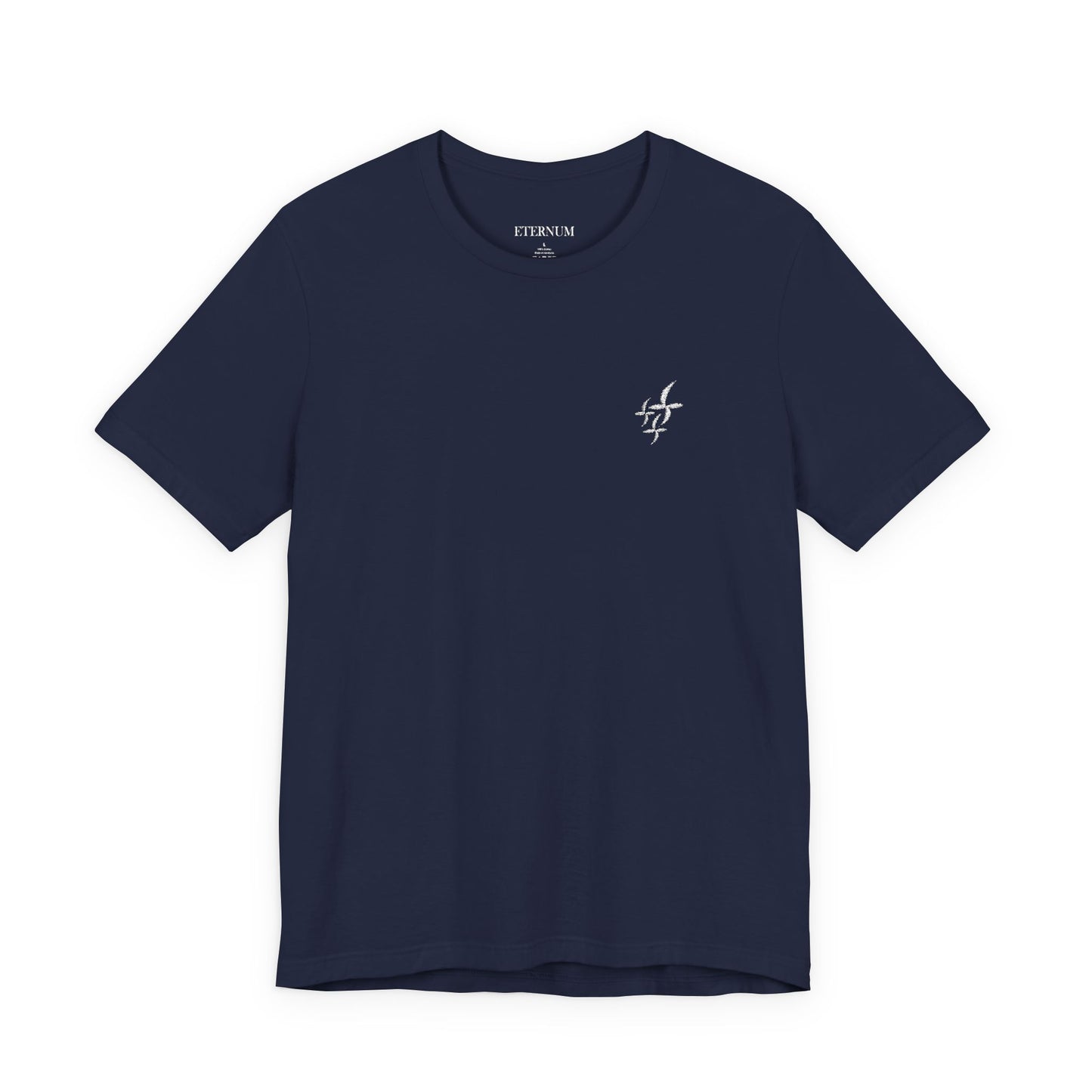Embroidered White Logo || Tee
