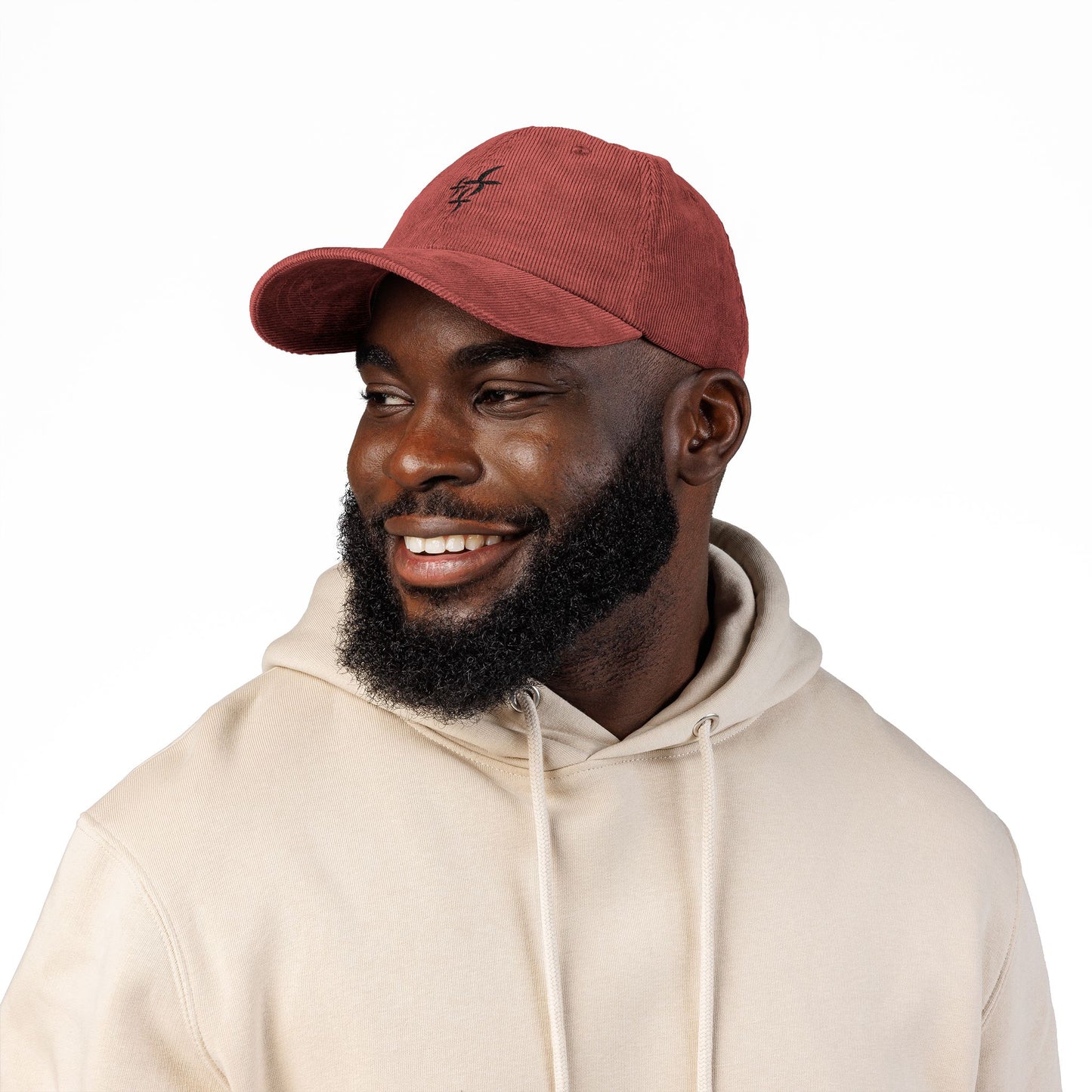 Embroidered Black Logo || Hat